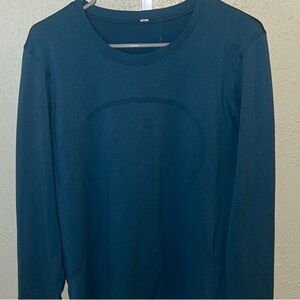 Men's Teal Long Sleeve Shirt
